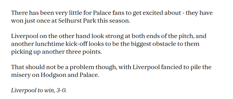 Chuyên gia Matt Verri dự đoán tỷ số nào trận Crystal Palace vs Liverpool, 19h30 ngày 9/12? - Ảnh 1