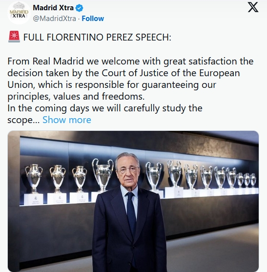 Barca, Real và UEFA phản ứng trước phán quyết về Super League - Ảnh 3
