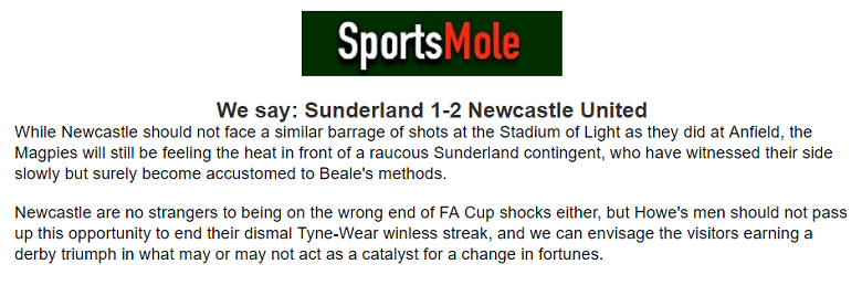 Chuyên gia Ben Knapton dự đoán Sunderland vs Newcastle, 19h45 ngày 6/1 - Ảnh 1