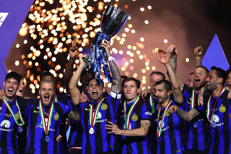 'Đàn em' Messi tỏa sáng, Inter giành Siêu cúp Italia - Ảnh 1
