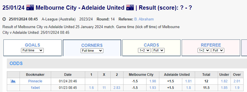Soi kèo phạt góc Melbourne City vs Adelaide, 15h45 ngày 25/1 - Ảnh 1