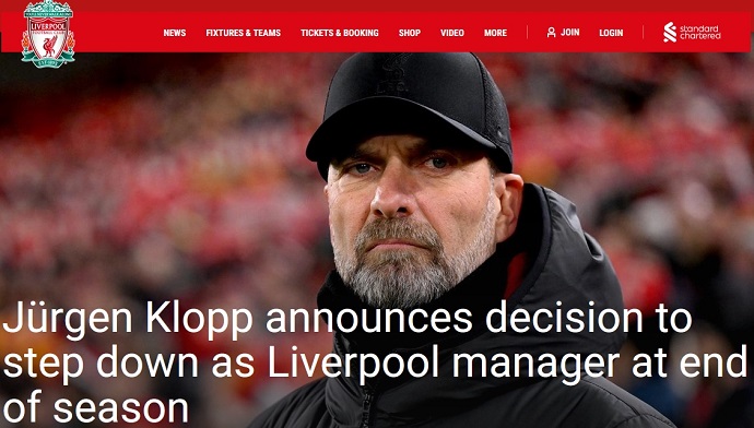 NÓNG: Jürgen Klopp tuyên bố sẽ rời Liverpool vào cuối mùa giải - Ảnh 1