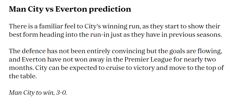 Chuyên gia Matt Verri chọn tỷ số nào trận Man City vs Everton, 19h30 ngày 10/2? - Ảnh 1