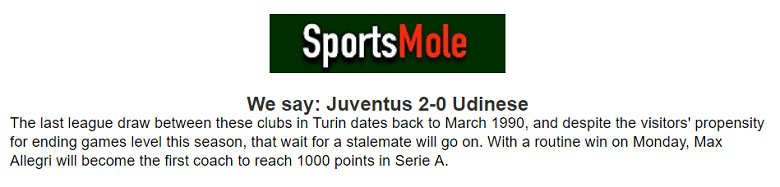 Chuyên gia Jonathan O’Shea chọn tỷ số nào trận Juventus vs Udinese, 2h45 ngày 13/2? - Ảnh 1
