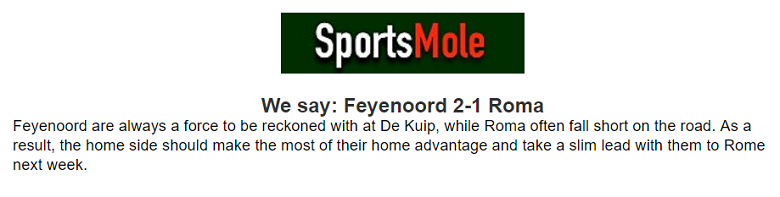 Chuyên gia Jonathan O’Shea dự đoán Feyenoord vs Roma, 0h45 ngày 16/2 - Ảnh 1