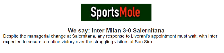 Chuyên gia Anthony Brown chọn tỷ số nào trận Inter Milan vs Salernitana, 3h ngày 17/2? - Ảnh 1