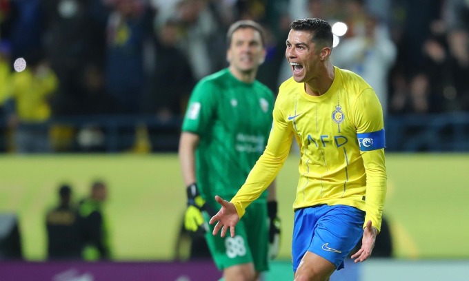 Ronaldo lại ghi bàn, Al Nassr giành vé vào tứ kết AFC Champions League - Ảnh 1