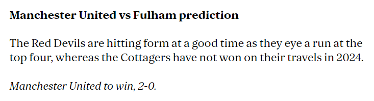 Chuyên gia Marc Mayo dự đoán MU vs Fulham, 22h ngày 24/2 - Ảnh 1