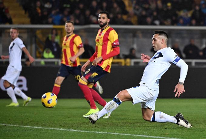 Thắng đậm Lecce, Inter vô đối trên bảng xếp hạng Serie A - Ảnh 1