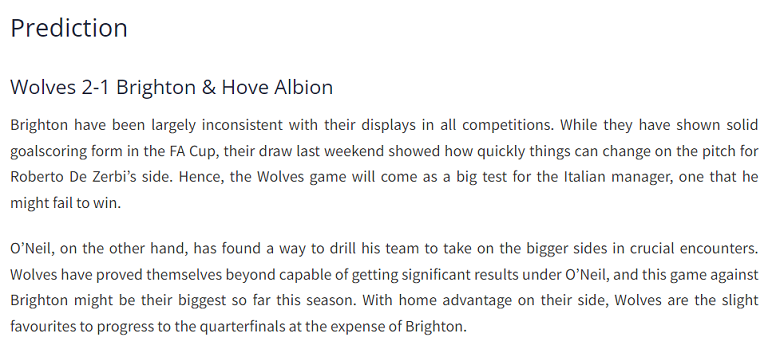 Chuyên gia Raman chọn ai trận Wolves vs Brighton, 2h45 ngày 29/2? - Ảnh 1
