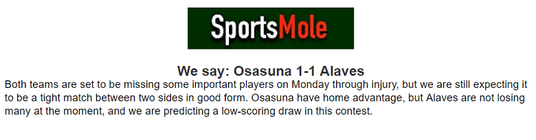 Chuyên gia Matt Law chọn ai thắng trận Osasuna vs Alaves, 3h ngày 5/3? - Ảnh 1