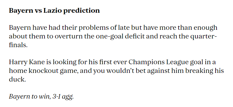 Chuyên gia Alex Young dự đoán Bayern Munich vs Lazio, 3h ngày 6/3 - Ảnh 1