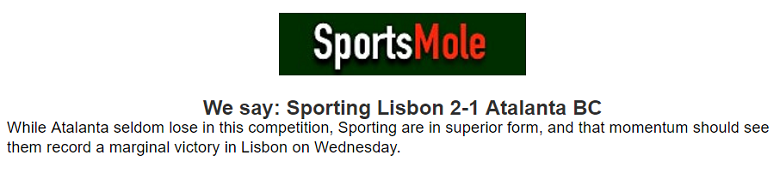 Chuyên gia Anthony Brown chọn ai trận Sporting Lisbon vs Atalanta, 0h45 ngày 7/3? - Ảnh 1