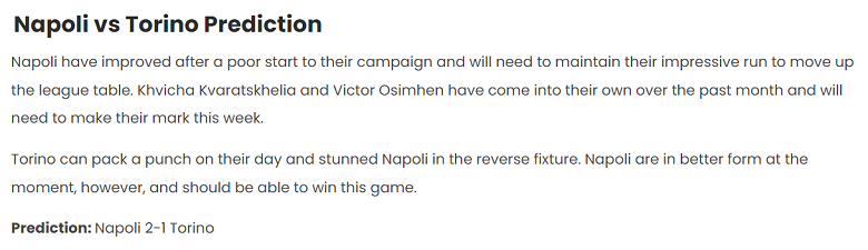 Chuyên gia Aditya Hosangadi chọn tỷ số nào trận Napoli vs Torino, 2h45 ngày 9/3? - Ảnh 1