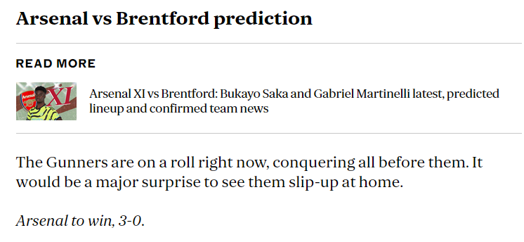 Chuyên gia Jonathan Gorrie chọn tỷ số nào trận Arsenal vs Brentford, 0h30 ngày 10/3? - Ảnh 1