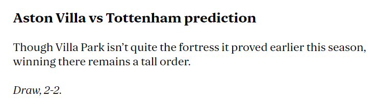 Chuyên gia Jonathan Gorrie dự đoán Aston Villa vs Tottenham, 20h ngày 10/3 - Ảnh 1