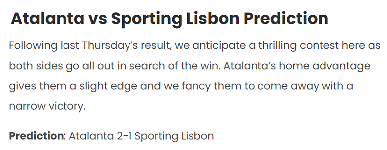 Chuyên gia Joshua Ojele chọn ai trận Atalanta vs Sporting Lisbon, 3h ngày 15/3? - Ảnh 1