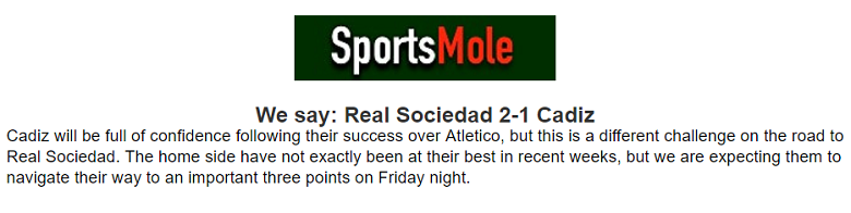 Chuyên gia Matt Law chọn ai trận Sociedad vs Cadiz, 3h ngày 16/3? - Ảnh 1