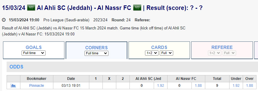 Soi kèo phạt góc Al Ahli vs Al Nassr, 2h ngày 16/3 - Ảnh 1