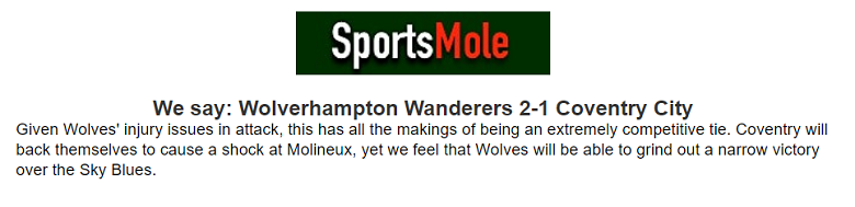 Chuyên gia Darren Plant chọn tỷ số nào trận Wolves vs Coventry, 19h15 ngày 16/3? - Ảnh 1
