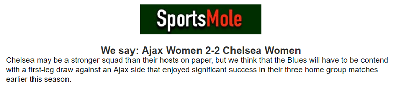 Chuyên gia Ben Sully dự đoán nữ Ajax vs nữ Chelsea, 0h45 ngày 20/3 - Ảnh 1