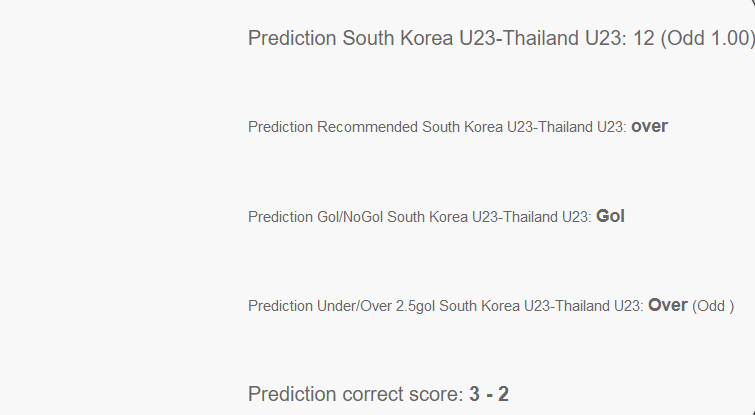 Chuyên gia Betting Closed chọn tỷ số nào trận U23 Hàn Quốc vs U23 Thái Lan, 0h ngày 21/3? - Ảnh 1