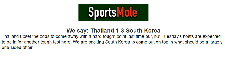 Chuyên gia Adepoju Marvelous chọn tỷ số nào trận Thái Lan vs Hàn Quốc, 19h30 ngày 26/3? - Ảnh 1