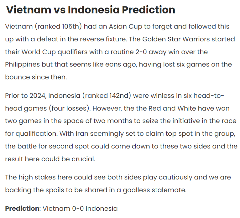Chuyên gia Ume Elves dự đoán Việt Nam vs Indonesia, 19h ngày 26/3 - Ảnh 1