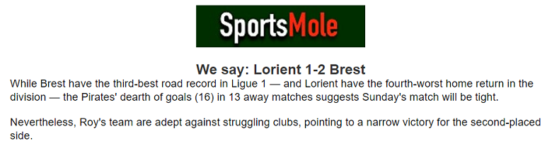 Chuyên gia Anthony Brown dự đoán Lorient vs Brest, 18h ngày 31/3 - Ảnh 1
