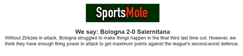 Chuyên gia Joshua Cole chọn tỷ số nào trận Bologna vs Salernitana, 17h30 ngày 1/4? - Ảnh 1