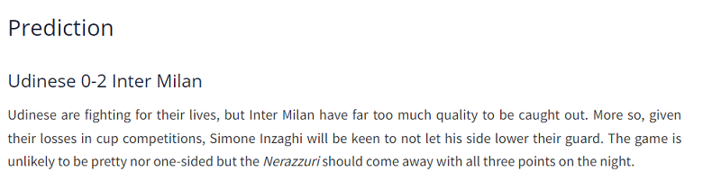 Chuyên gia Pranav dự đoán Udinese vs Inter Milan, 1h45 ngày 9/4 - Ảnh 1