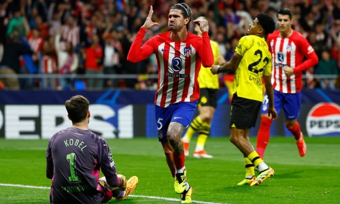 Thua Atletico Madrid, Dortmund nguy cơ dừng bước ở Champions League - Ảnh 1