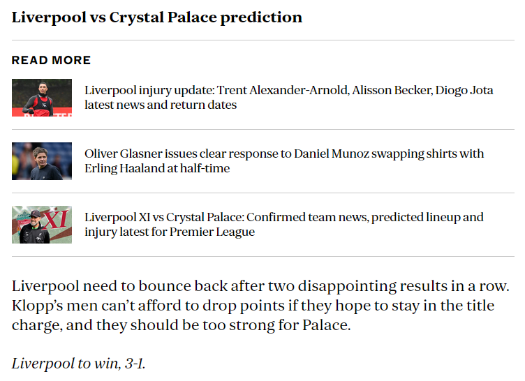 Chuyên gia Adam Pogrund chọn tỷ số nào trận Liverpool vs Crystal Palace, 20h ngày 14/4? - Ảnh 1