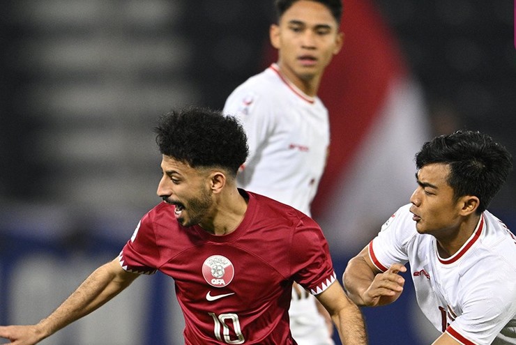 Nhận 2 thẻ đỏ, U23 Indonesia thua đau ở VCK U23 châu Á 2024 - Ảnh 1
