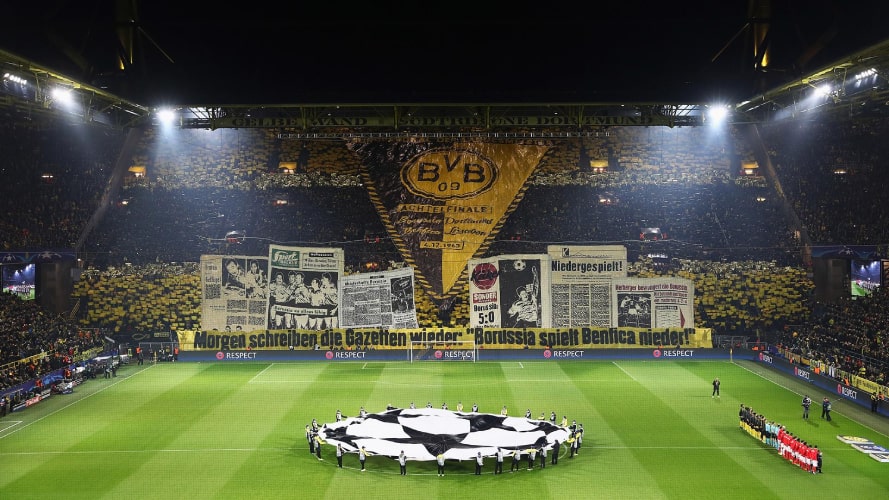 Sân nhà CLB Dortmund là một trong những địa điểm tổ chức EURO