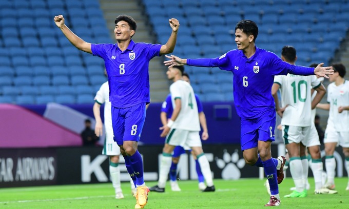 Thắng dễ Iraq, U23 Thái Lan mở màn ấn tượng ở VCK U23 châu Á 2024 - Ảnh 1
