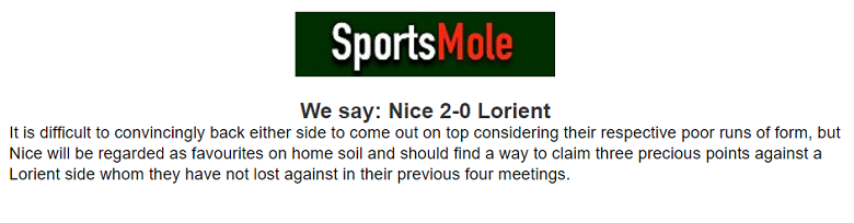 Chuyên gia Oliver Thomas chọn tỷ số nào trận Nice vs Lorient, 2h ngày 20/4? - Ảnh 1