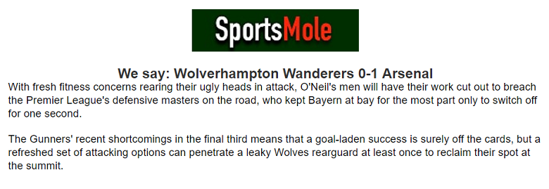 Chuyên gia Ben Knapton chọn tỷ số nào trận Wolves vs Arsenal, 1h30 ngày 21/4? - Ảnh 1