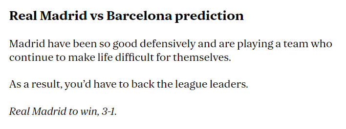 Chuyên gia Jonathan Gorrie chọn ai trận Real Madrid vs Barcelona, 2h ngày 22/4? - Ảnh 1
