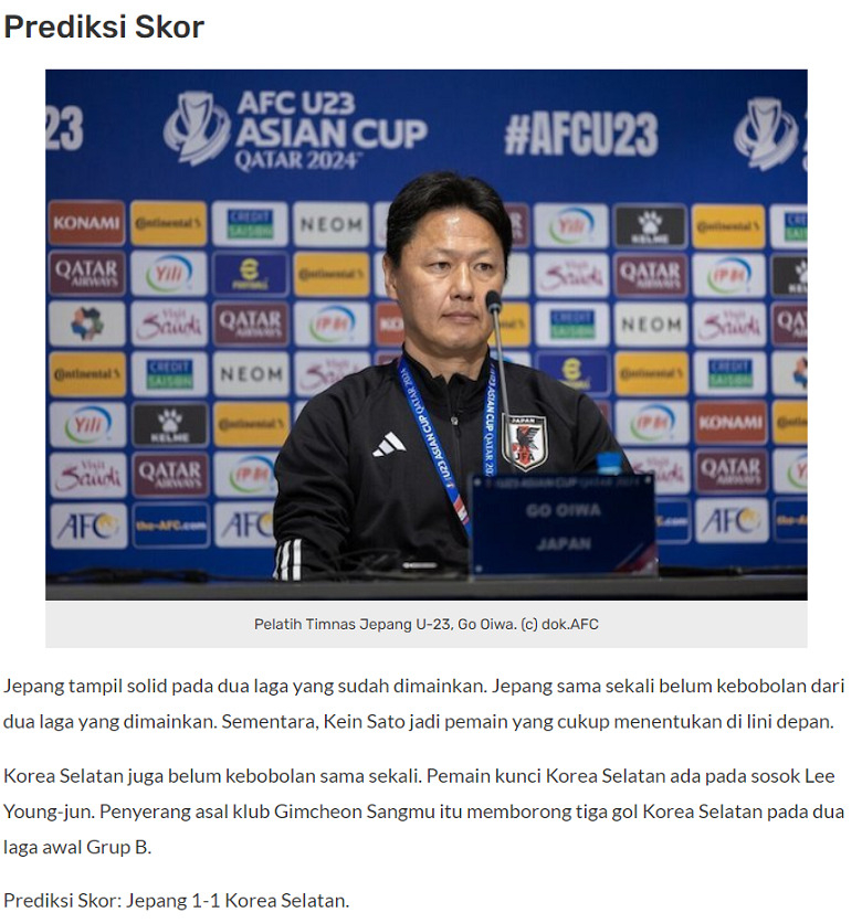 Chuyên gia Asad Arifin chọn ai trận U23 Nhật Bản vs U23 Hàn Quốc, 20h ngày 22/4? - Ảnh 1