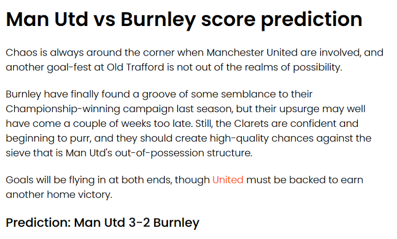 Chuyên gia James Cormack dự đoán MU vs Burnley, 21h ngày 27/4 - Ảnh 1