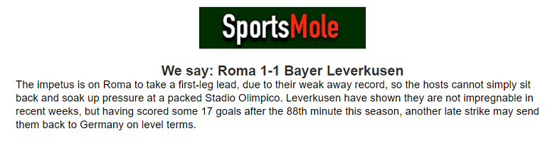 Chuyên gia Jonathan O’Shea dự đoán Roma vs Leverkusen, 2h ngày 3/5 - Ảnh 1