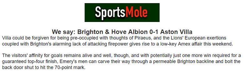 Chuyên gia Ben Knapton chọn ai trận Brighton vs Aston Villa, 20h ngày 5/5? - Ảnh 1