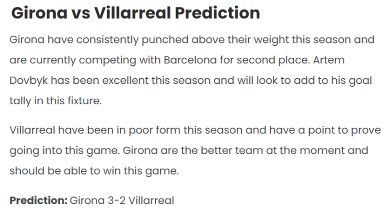 Chuyên gia Aditya Hosangadi chọn ai trận Girona vs Villarreal, 3h ngày 15/5? - Ảnh 1
