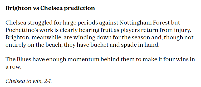 Chuyên gia Alex Young dự đoán Brighton vs Chelsea, 1h45 ngày 16/5 - Ảnh 1