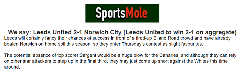 Chuyên gia Oliver Thomas dự đoán Leeds vs Norwich, 2h ngày 17/5 - Ảnh 1
