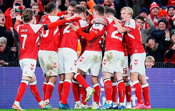 Danh sách đội tuyển Đan Mạch tham dự Euro 2024: Niềm hy vọng Hojlund - Ảnh 1