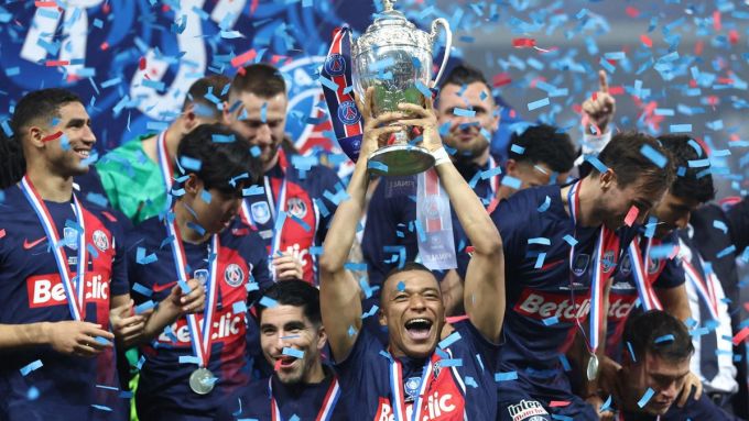 PSG hoàn tất cú ăn ba giải quốc nội, món quà chia tay Mbappe - Ảnh 1