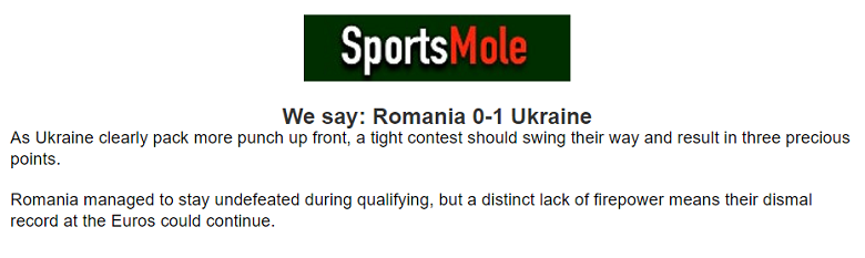 Chuyên gia Jonathan O’Shea dự đoán Romania vs Ukraina, 20h ngày 17/6 - Ảnh 1