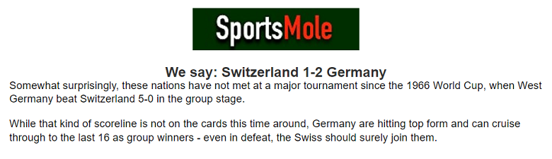 Chuyên gia Jonathan O’Shea dự đoán Thụy Sĩ vs Đức, 2h ngày 24/6 - Ảnh 1